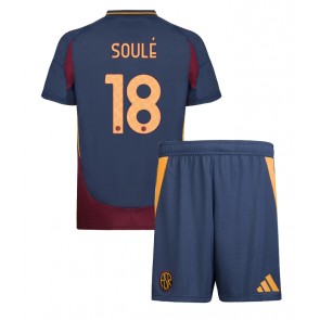 AS Roma Matias Soule #18 Dětské Alternativní dres komplet 2024-25 Krátký Rukáv (+ trenýrky)